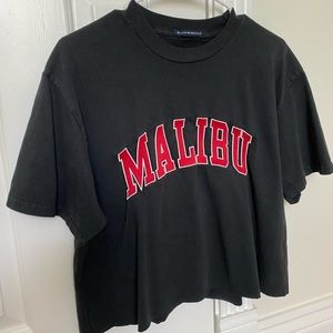 brandy melville cropped malibu shirt